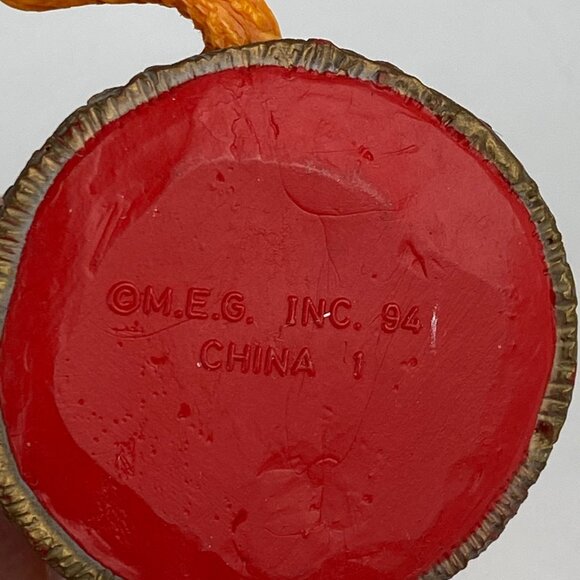 M.E.G. Vintage Kitty In My Pocket On Red Pillow Kids Pretend Play Figure 1994 - Picture 6 of 6